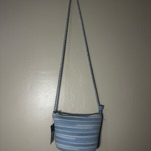 Blue Striped Women's Bag